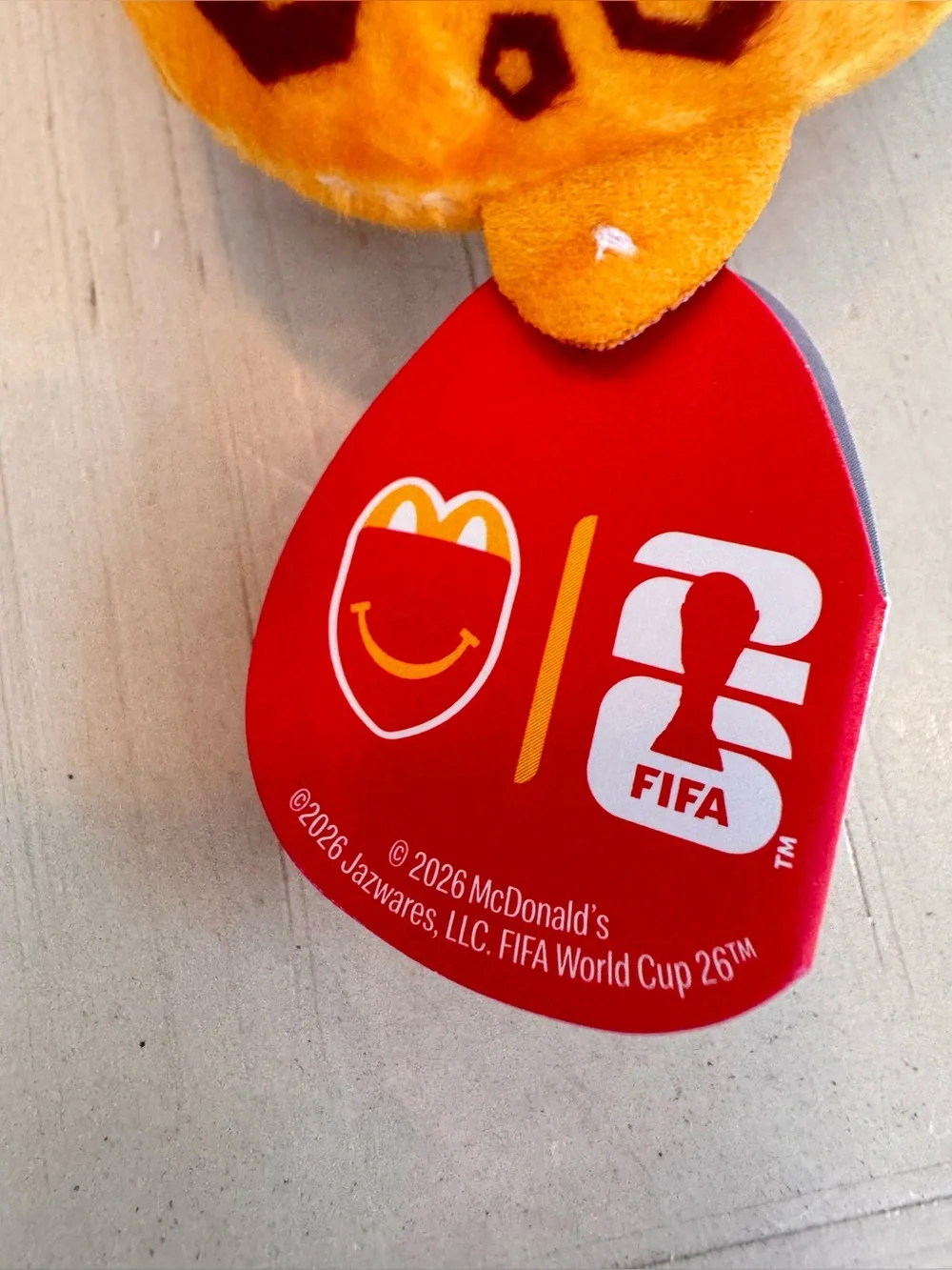 McDonald’s FIFA World Cup 2026 Zayu the Jaguar Squishmallows Plush #4 – New
